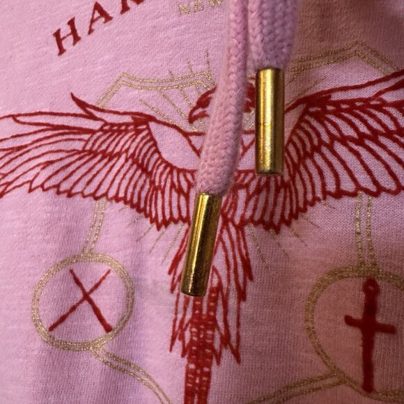 Harry Potter NYC Ladies Fawkes Hoodie Wizarding Worlds XS Pink **READ** - Picture 3 of 8
